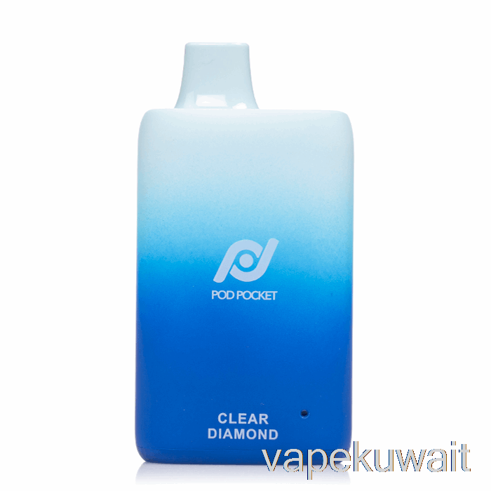 Pod Pocket 7500 نظام Vape Vape الماسي الشفاف القابل للتصرف